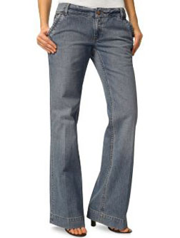 light wash trouser jeans