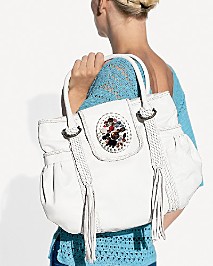 Bloomingdales white bag