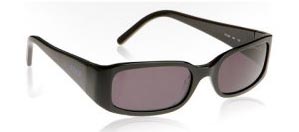 Bluefly Fendi Grey Tint Slim Rectangular Sunglasses