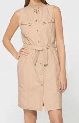 Parachute Poplin dress with pockets