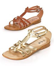 On Your Feet â€œLeolaâ€ Flat Sandal 