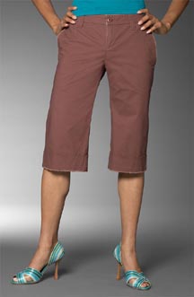 Brown Bermuda shorts