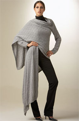 grey wrap