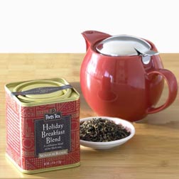 Peet\'s Holiday Breakfast Blend Tea Set