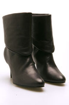 black ankle boots