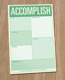 Knock Knock Accomplish Notepad