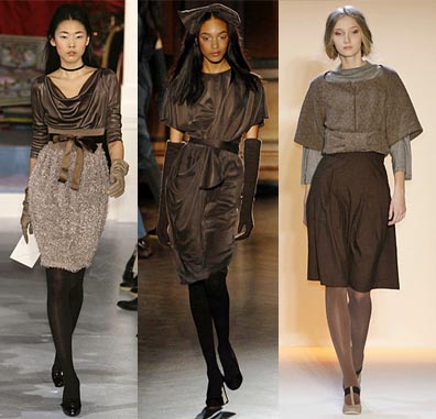 Fall 2008 Fashion Week Trend: Brown 