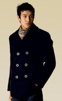 burberry pea coat mens sale