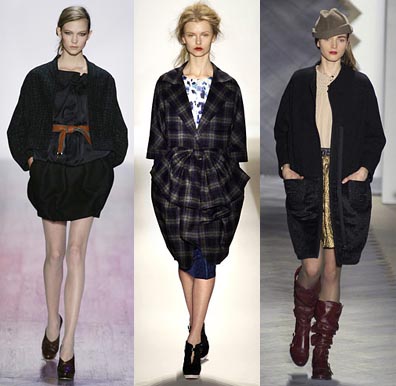 Fall 2008 Fashion Week Trend: Cocoon Coats