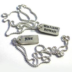 Custom Tag Necklace