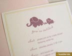 Elephant Baby Shower Invitations by Bumble Ink