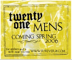 Forever 21 Men Spring 2006