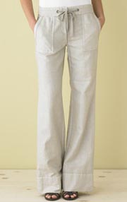 Favorite-Fit Linen/Cotton Deck Pant