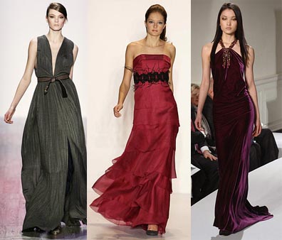 Fall 2008 Fashion Week Trend: Floor Length Dresses