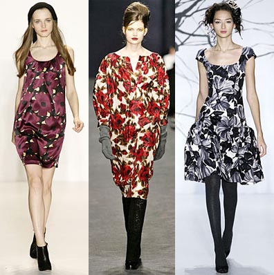 Fall 2008 Fashion Week Trend: Elegant Floral Prints