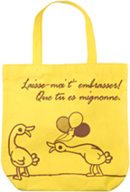 French Duck Canvas Tote