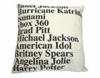 Google News Top Searches Pillow