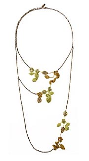 Anthropologie Hanging Garden Necklace