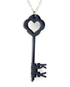 Heart Key Necklace by KidVisKous