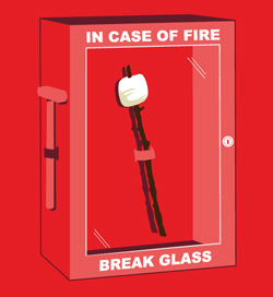 In Case of Fire Tee at Threadless