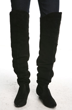 Jeffrey Campbell Suede Over the Knee Boot