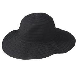 Jovovich-Hawk Floppy Hat in Ebony