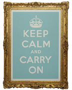 Keep Calm and Carry On Poster Print