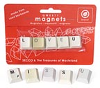 Querty Love Letters Magnets