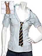 LaROK Cotton Shirt with Tie