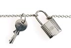 Lena Wald Lock and Key Necklace