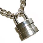 Manly Padlock Choker Necklace