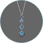 Mod Linear Ring Necklace by Tasty Jewelry