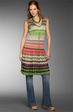 BCBGirls Ã‚Â´NiaÃ‚Â´ LurexÃ‚Â® Stripe Dress