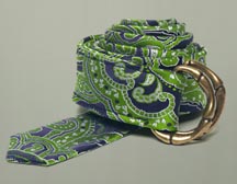 Paisley Tie Belt at JCrew