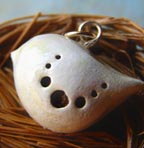 Pale Country Bird Pendant Charm