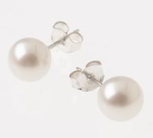 Pearl Stud Earrings