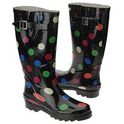 Polka Dot Chooka Rain Boot