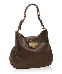 Prada Brown Lock Hobo