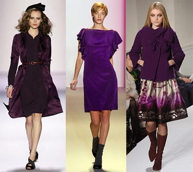 Fall 2008 Fashion Week Trend: The Color Purple