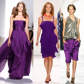 Purple by Reem Acra, Tuleh, Vera Wang