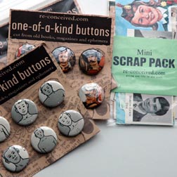 Re-Conceived One-of-a-Kind Buttons