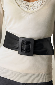 Roma Accessories Leather Sash Belt