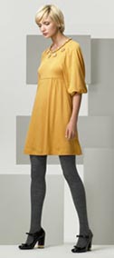 See by Chloe Mustard Yellow Jersey Dress