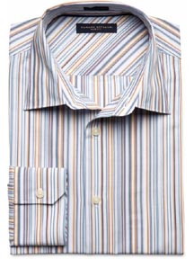 Slim Fit Multi Stripe Dress Shirt