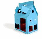 Mobile Home Cardboard Dollhouse
