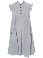 Topshop Striped Swing Dress