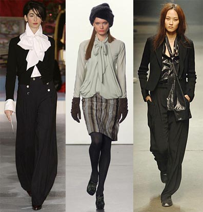 Fall 2008 Fashion Week Trend: Tie-Neck Blouses