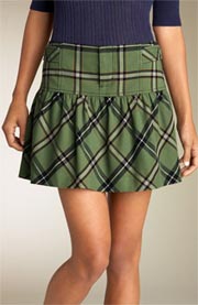 Tildon Plaid Miniskirt