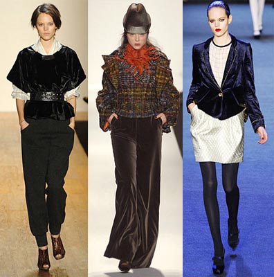 Fall 2008 Fashion Week Trend: Velvet