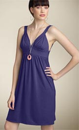 Purple Velvet Torch V-Neck Slipdress